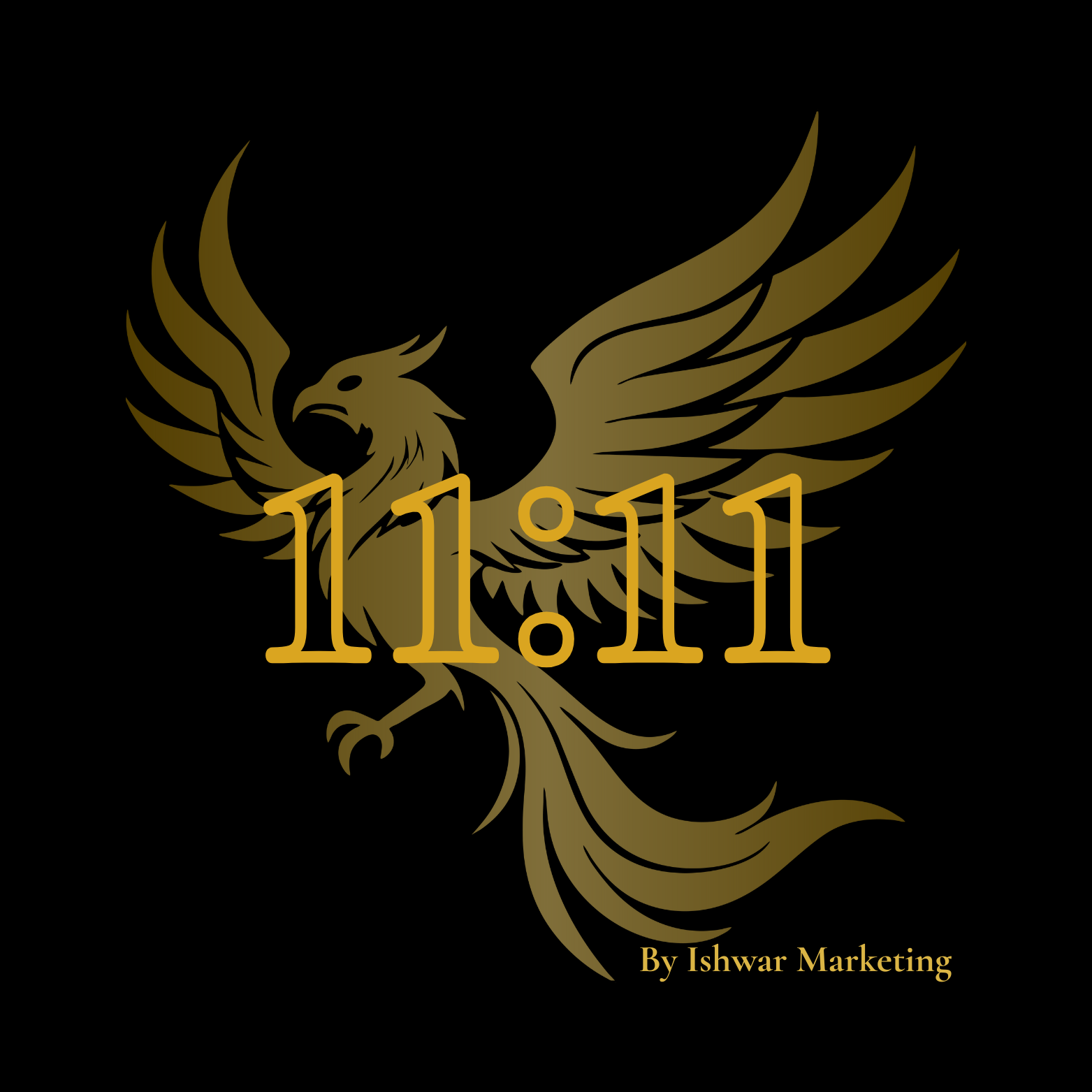 Logo-11 eleven DP black background